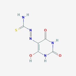 [(2,4,6-Trioxo-1,3-diazinan-5-ylidene)amino]thiourea