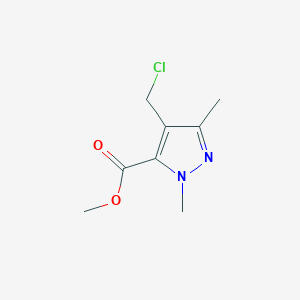 Methyl 4-(chloromethyl)-2,5-dimethylpyrazole-3-carboxylate