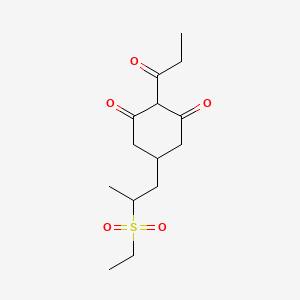 5-[2-(Ethylsulfonyl)propyl]-2-(1-oxopropyl)-1,3-cyclohexanedione