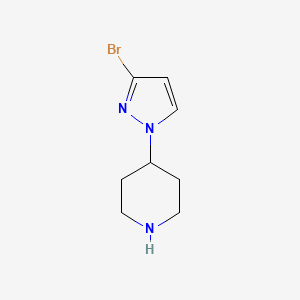 4-(3-bromo-1H-pyrazol-1-yl)piperidine