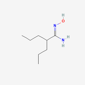 molecular formula C8H18N2O B13452009 N'-hydroxy-2-propylpentanimidamide 