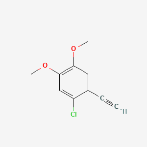 1-Chloro-2-ethynyl-4,5-dimethoxybenzene