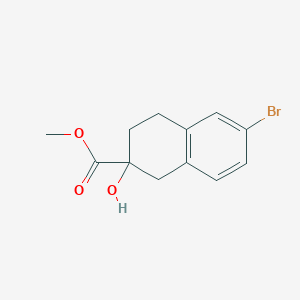 Methyl 6-bromo-2-hydroxy-1,2,3,4-tetrahydronaphthalene-2-carboxylate