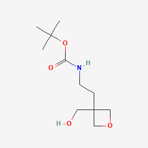 tert-butyl N-{2-[3-(hydroxymethyl)oxetan-3-yl]ethyl}carbamate