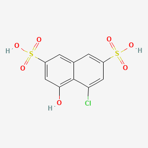 4-Chloro-5-hydroxynaphthalene-2,7-disulphonic acid