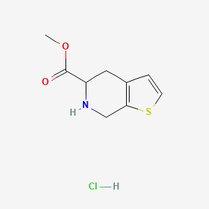 methyl4H,5H,6H,7H-thieno[2,3-c]pyridine-5-carboxylatehydrochloride