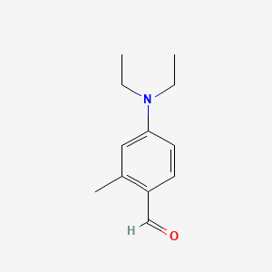 molecular formula C12H17NO B1345213 4-(二乙氨基)-2-甲基苯甲醛 CAS No. 92-14-8