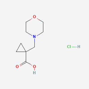 1-[(Morpholin-4-yl)methyl]cyclopropane-1-carboxylic acid hydrochloride