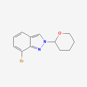 7-bromo-2-(oxan-2-yl)-2H-indazole