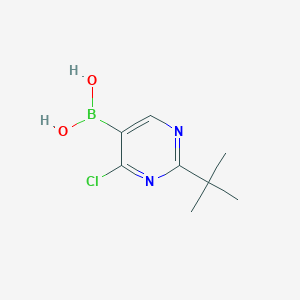 (2-(tert-Butyl)-4-chloropyrimidin-5-yl)boronic acid