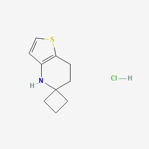 6',7'-dihydro-4'H-spiro[cyclobutane-1,5'-thieno[3,2-b]pyridine] hydrochloride