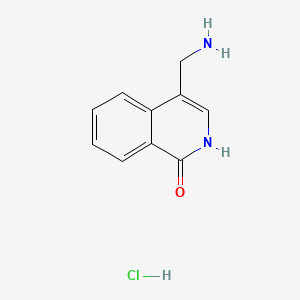 4-(Aminomethyl)-1,2-dihydroisoquinolin-1-one hydrochloride