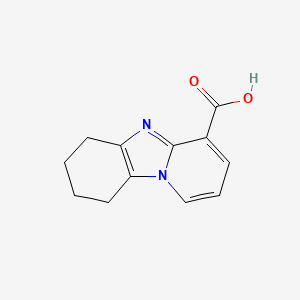 1,8-Diazatricyclo[7.4.0.0,2,7]trideca-2(7),8,10,12-tetraene-10-carboxylic acid