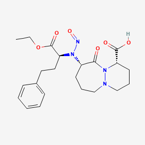 molecular formula C22H30N4O6 B13452274 N-Nitroso Cilazapril 