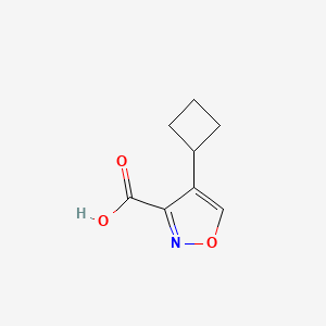 4-Cyclobutyl-1,2-oxazole-3-carboxylic acid