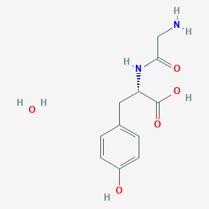 molecular formula C11H16N2O5 B1345238 甘氨酰-L-酪氨酸水合物 CAS No. 207300-83-2