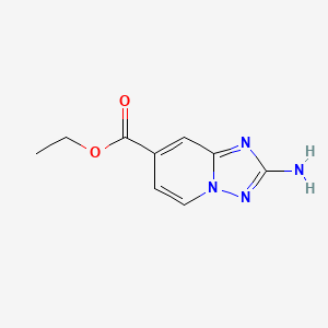 Ethyl 2-amino-[1,2,4]triazolo[1,5-a]pyridine-7-carboxylate