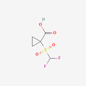 1-Difluoromethanesulfonylcyclopropane-1-carboxylic acid