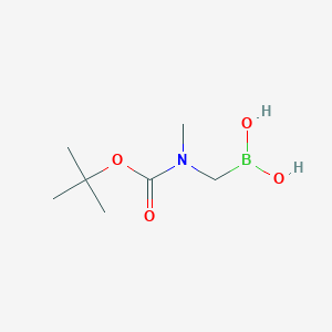 (((tert-Butoxycarbonyl)(methyl)amino)methyl)boronic acid