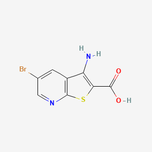 3-Amino-5-bromothieno[2,3-b]pyridine-2-carboxylic acid