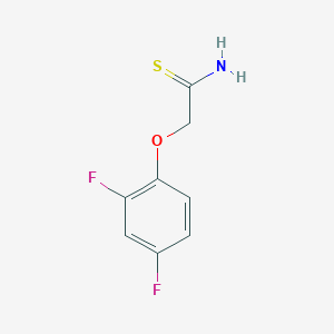 B1345250 2-(2,4-Difluorophenoxy)ethanethioamide CAS No. 952182-86-4