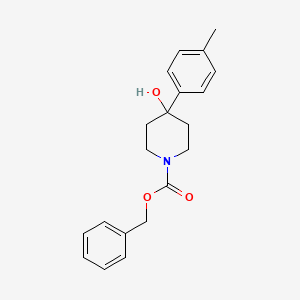 Benzyl 4-hydroxy-4-(4-methylphenyl)piperidine-1-carboxylate