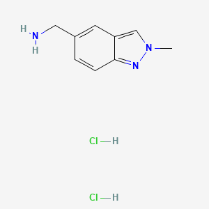 (2-Methyl-2H-indazol-5-YL)methanamine dihydrochloride