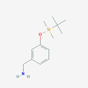 3-[[(1,1-Dimethylethyl)dimethylsilyl]oxy]benzenemethanamine