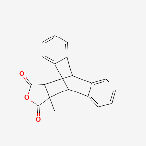 molecular formula C19H14O3 B13452636 15-Methyl-17-oxapentacyclo[6.6.5.02,7.09,14.015,19]nonadeca-2,4,6,9,11,13-hexaene-16,18-dione CAS No. 51864-00-7