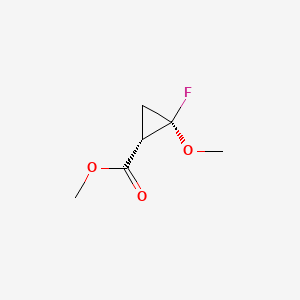 methyl (1S,2R)-2-fluoro-2-methoxycyclopropane-1-carboxylate