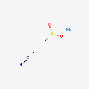 Sodium (1s,3s)-3-cyanocyclobutane-1-sulfinate