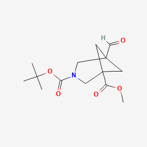 3-Tert-butyl 1-methyl 5-formyl-3-azabicyclo[3.1.1]heptane-1,3-dicarboxylate