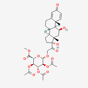 Prednisolone-21-(2,3,4-Tri-O-acetyl-Beta-D-glucuronic Acid Methyl Ester)