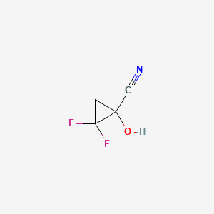 2,2-Difluoro-1-hydroxycyclopropane-1-carbonitrile