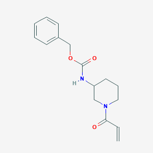 benzylN-[1-(prop-2-enoyl)piperidin-3-yl]carbamate