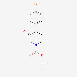 Tert-butyl 4-(4-bromophenyl)-3-oxopiperidine-1-carboxylate