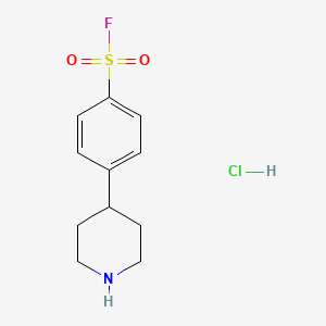 4-(Piperidin-4-yl)benzene-1-sulfonyl fluoride hydrochloride