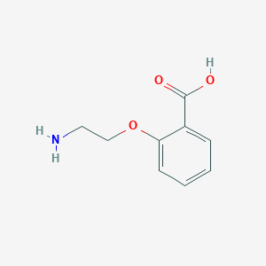 molecular formula C9H11NO3 B13452791 Benzoic acid, 2-(2-aminoethoxy)- CAS No. 784983-95-5