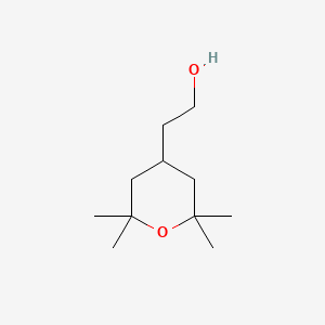 2-(2,2,6,6-Tetramethyloxan-4-yl)ethan-1-ol