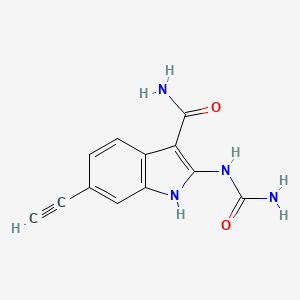 2-[(Aminocarbonyl)amino]-6-ethynylindole-3-carboxamide