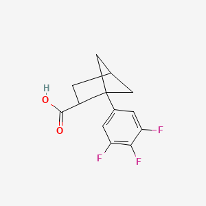 1-(3,4,5-Trifluorophenyl)bicyclo[2.1.1]hexane-2-carboxylic acid