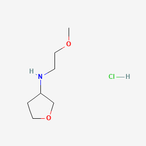 N-(2-methoxyethyl)oxolan-3-amine hydrochloride