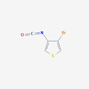 molecular formula C5H2BrNOS B1345295 3-溴-4-异氰酸基噻吩 CAS No. 937795-88-5