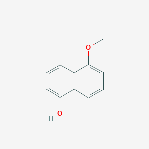 molecular formula C11H10O2 B134530 5-甲氧基萘-1-醇 CAS No. 3588-80-5