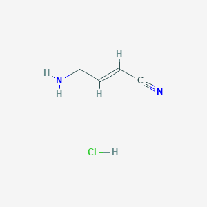 4-Aminobut-2-enenitrile hydrochloride