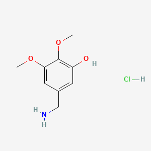 5-(Aminomethyl)-2,3-dimethoxyphenol hydrochloride