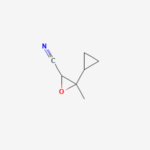 3-Cyclopropyl-3-methyloxirane-2-carbonitrile