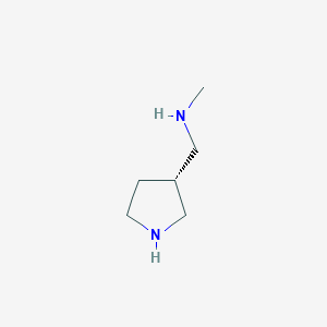 methyl({[(3R)-pyrrolidin-3-yl]methyl})amine