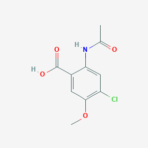 2-Acetamido-4-chloro-5-methoxybenzoic acid