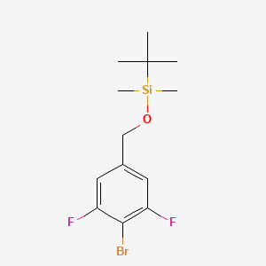 [(4-Bromo-3,5-difluorophenyl)methoxy](tert-butyl)dimethylsilane